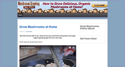 Desktop Screenshot of growmushroomsathome.info